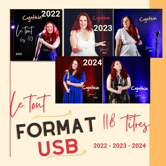 118 titres LE TOUT (2022+2023+2024) - Clé USB + dédicace